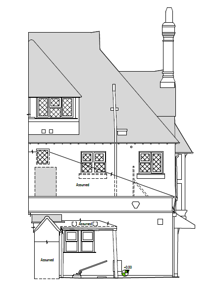 05_Existing side elevation 1